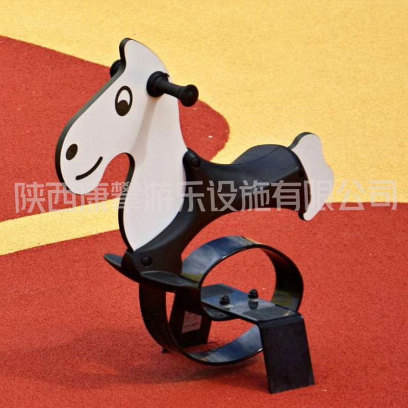 PV板搖馬戶(hù)外兒童非彈簧搖